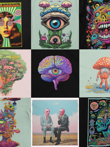 Psychedelic Graphic Tees