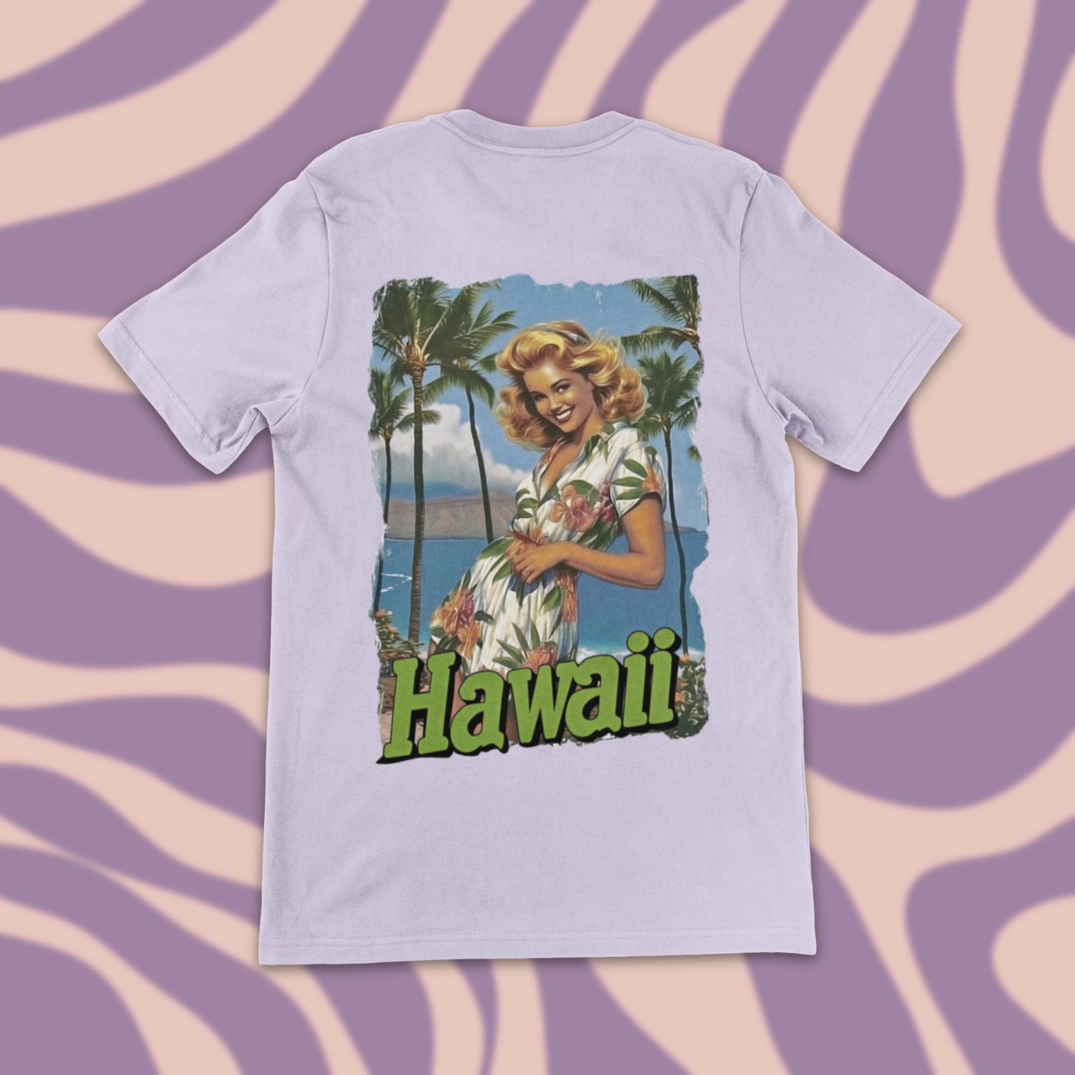 Vintage Hawaiian Travel Poster Tee