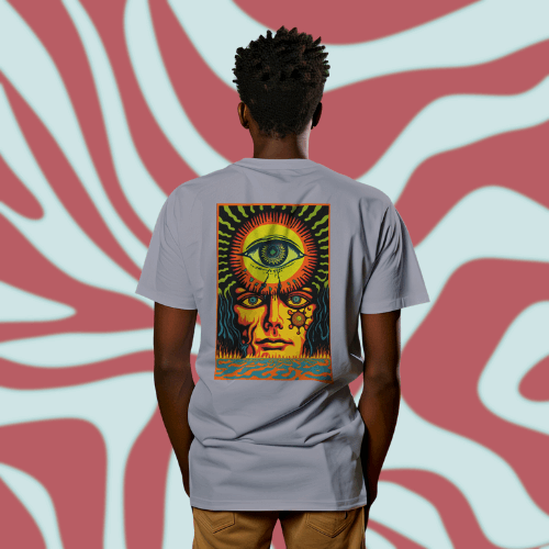 Psychedelic Graphic Tee, The Third Eye Transcendency