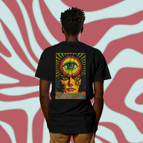 Psychedelic Graphic Tee, The Third Eye Transcendency