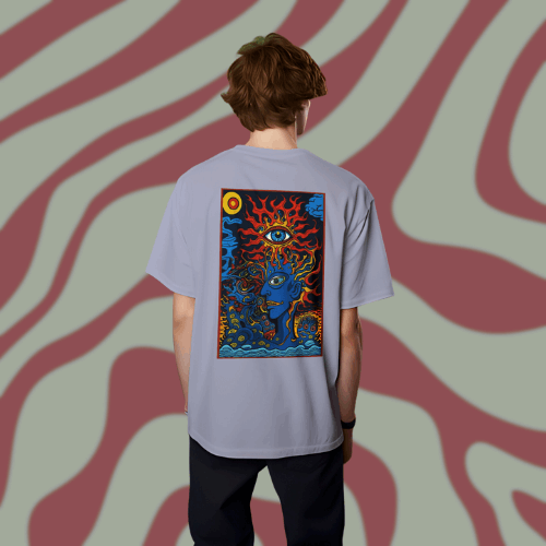 Psychedelic Inspired Art, Trippy Graphic Tee!