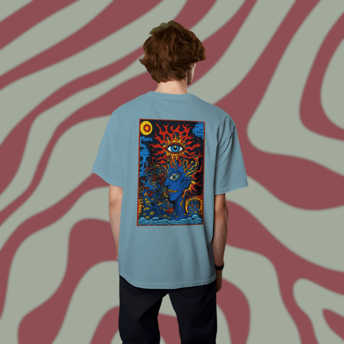 Psychedelic Inspired Art, Trippy Graphic Tee!