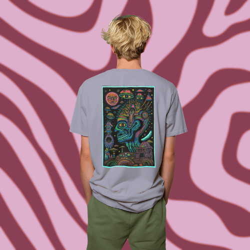 Psychedelic Inspired Graphic Tee!