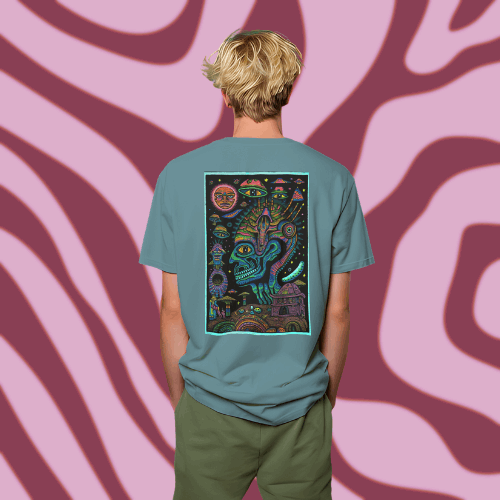 Psychedelic Inspired Graphic Tee!