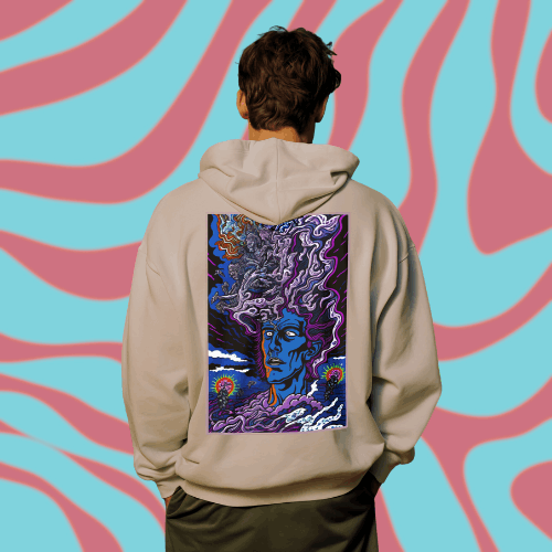 Psychedelic Inspired Graphic Hoodie, A Conscious Awakening!