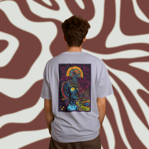 Psychedelic Graphic Tee, Becoming in Touch With Your Surroundings!