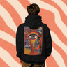 Psychedelic Inspired Graphic Hoodie, Walking up To Enlightenment!